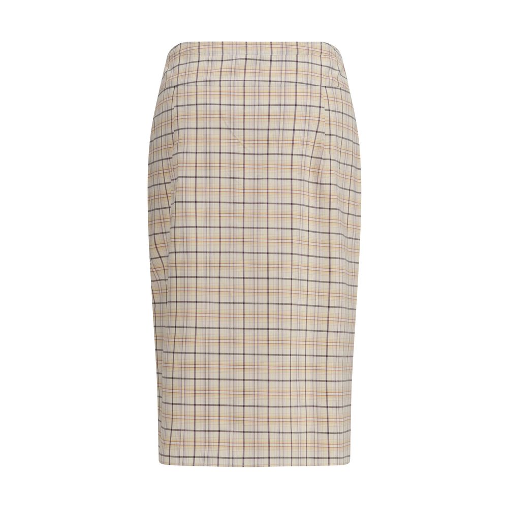 Prada Multicolor Cotton Midi Skirt - Image 2