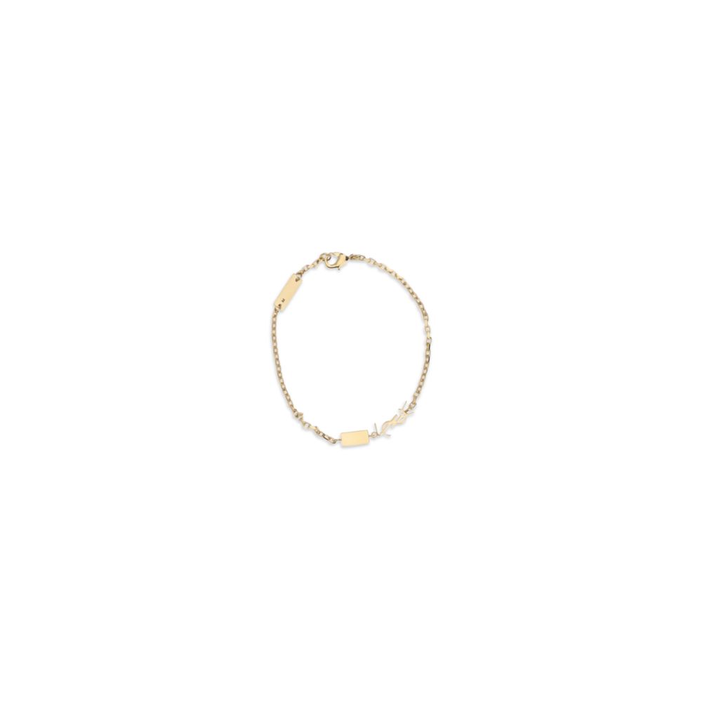 Saint Laurent Gold Metal Bracelet - Image 2