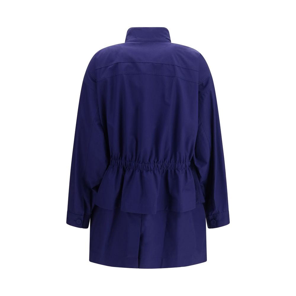 Fendi Blue Cotton Parka - Image 2