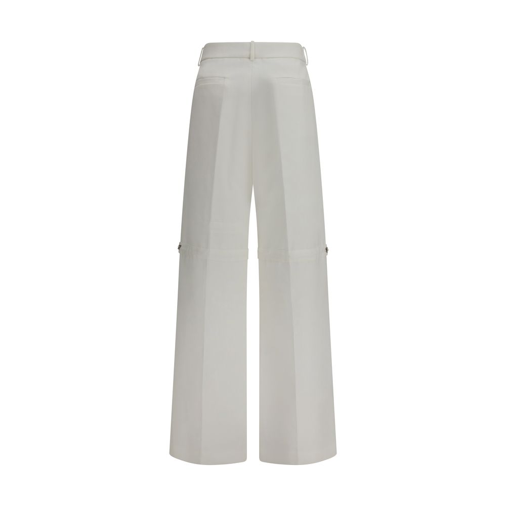 Fendi White Cotton Pants - Image 2