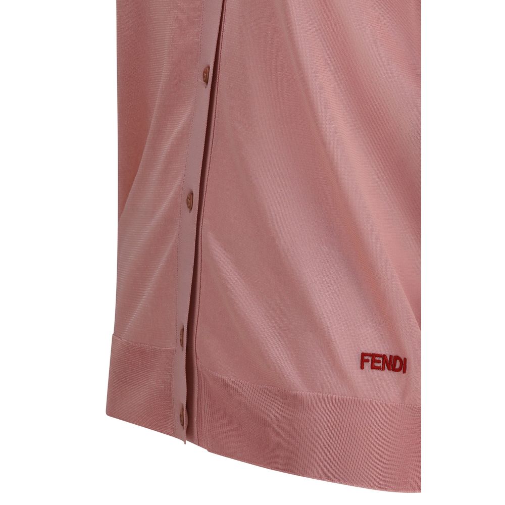 Fendi Multicolor Viscose Cardigan - Image 3