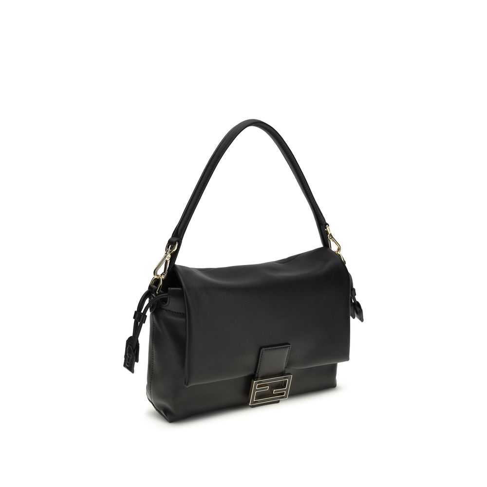 Fendi Black Calf Leather Bos Taurus Shoulder Bag - Image 2