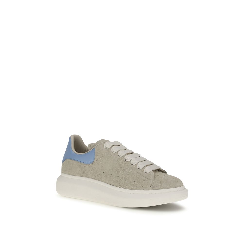 Alexander McQueen Beige Calf Leather Bos Taurus Chunky Sneakers - Image 2