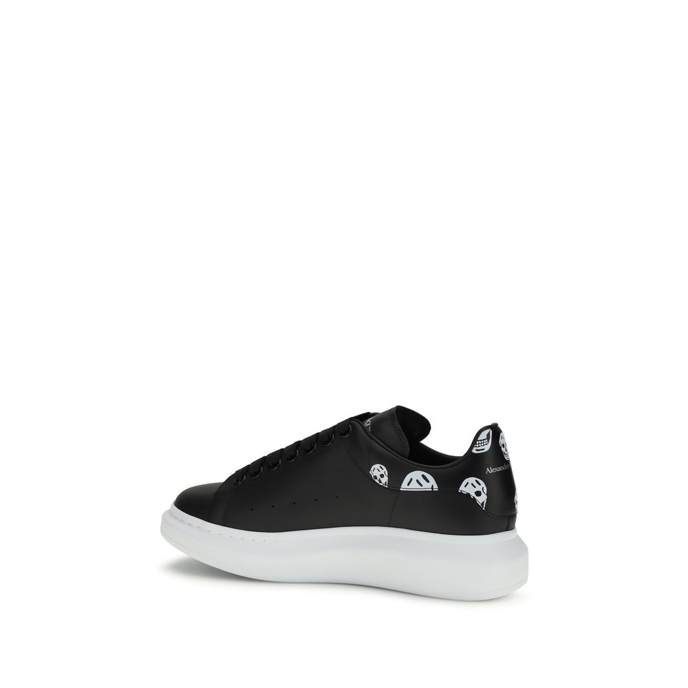 Alexander McQueen Black Calf Leather Bos Taurus Chunky Sneakers - Image 3