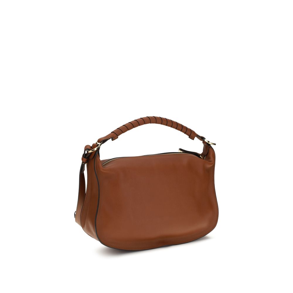 ChloƩ Brown Calf Leather Bos Taurus Shoulder Bag - Image 3