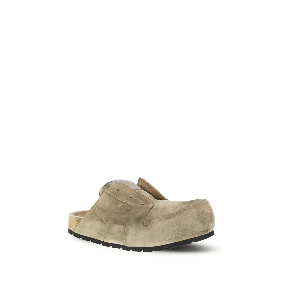 Balenciaga Beige Calf Leather Bos Taurus Mules - Image 2