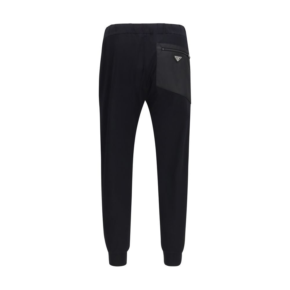 Prada Black Cotton Casual Pants - Image 2
