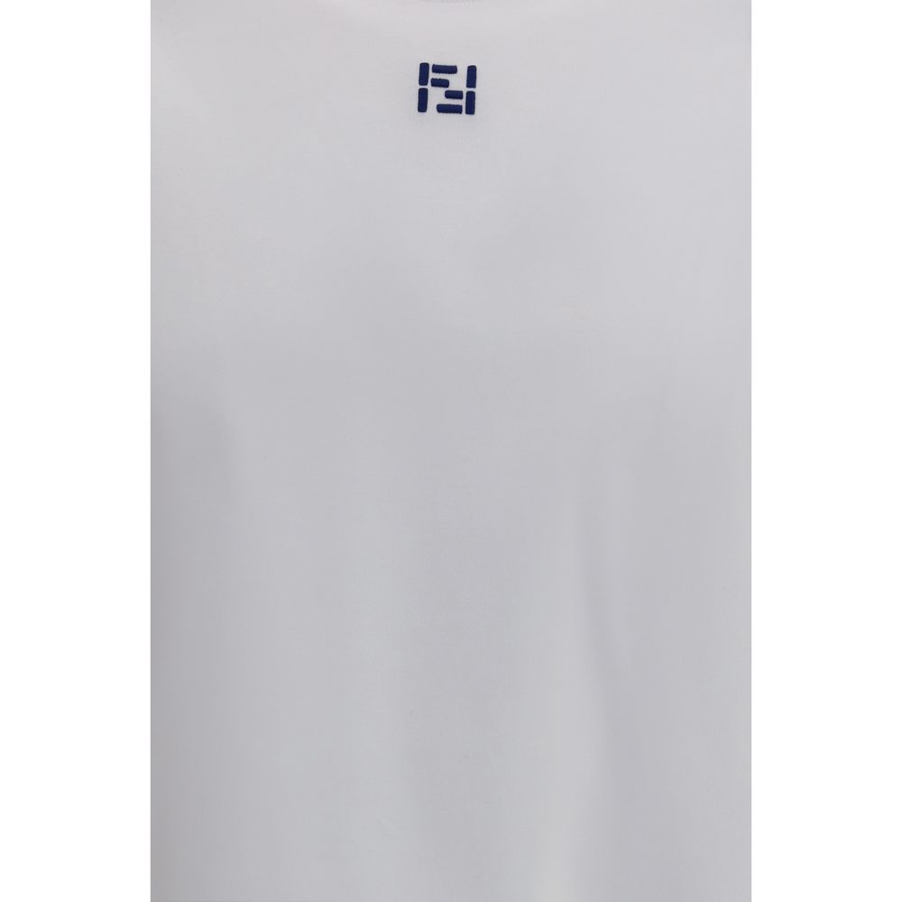 Fendi White Cotton T-Shirt - Image 3