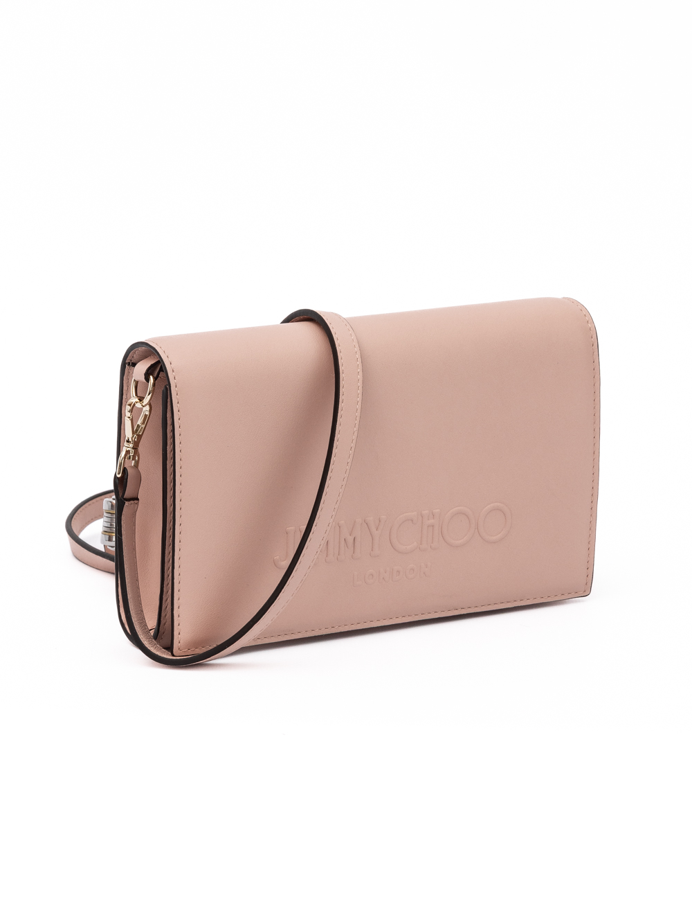 Jimmy Choo Podwer Pink Avenue Leather Shoulder Strap Bag - Image 3