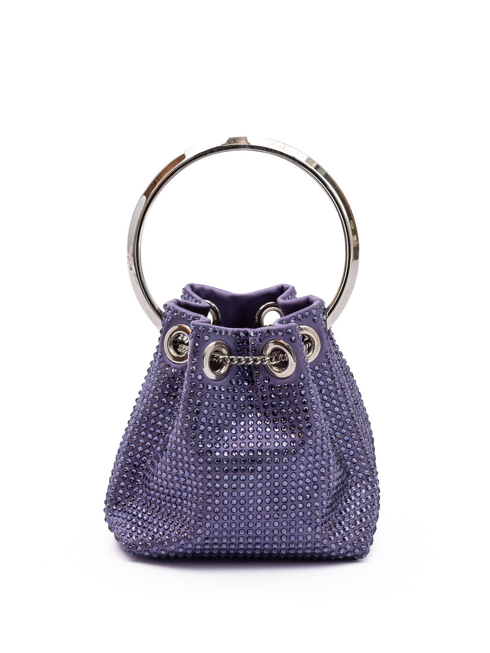 Jimmy Choo Purple Bon Bon Micro Crystals Bucket - Image 2