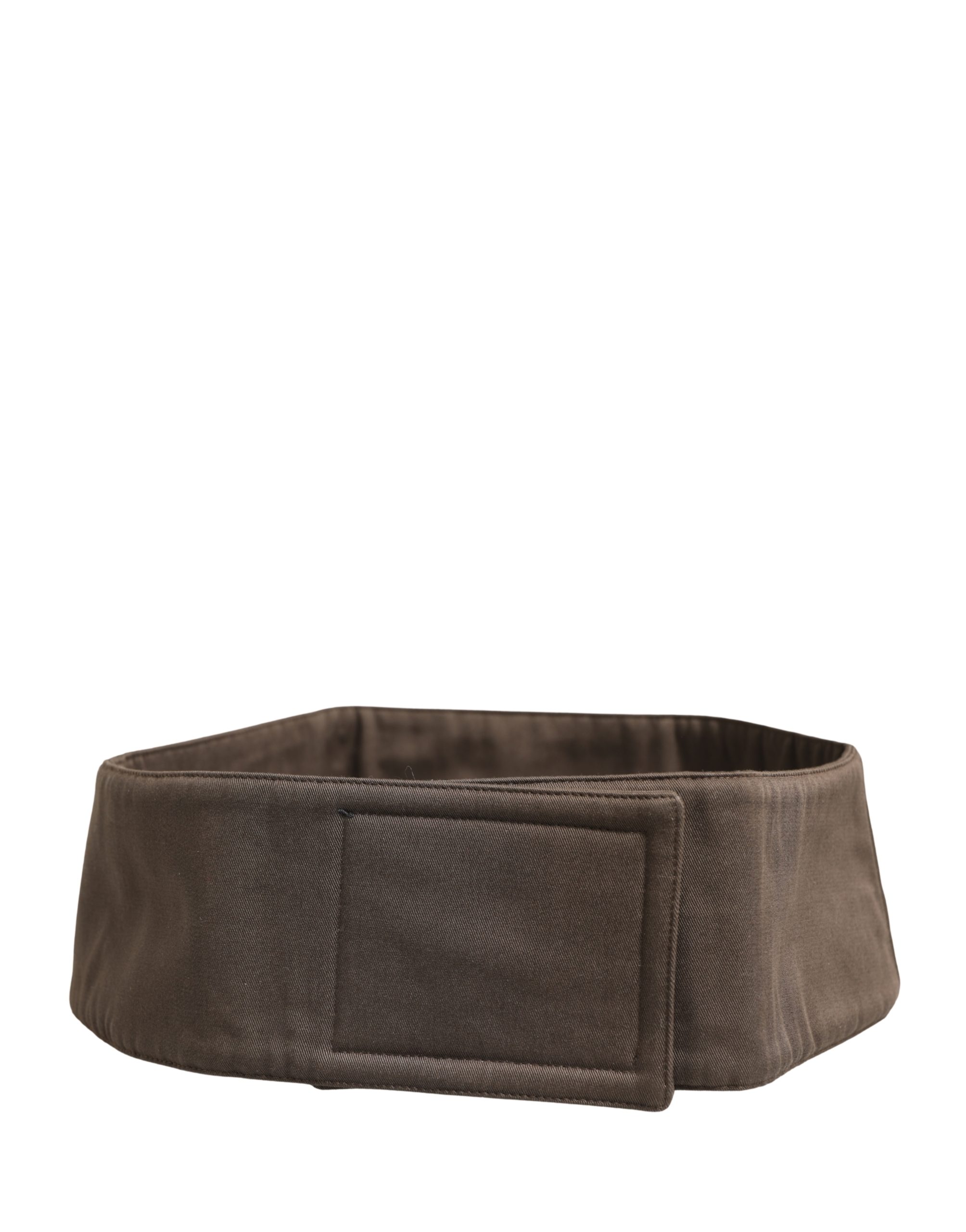 Dolce & Gabbana Brown Viscose Wide Belt Waist Cummerband Men - Image 4