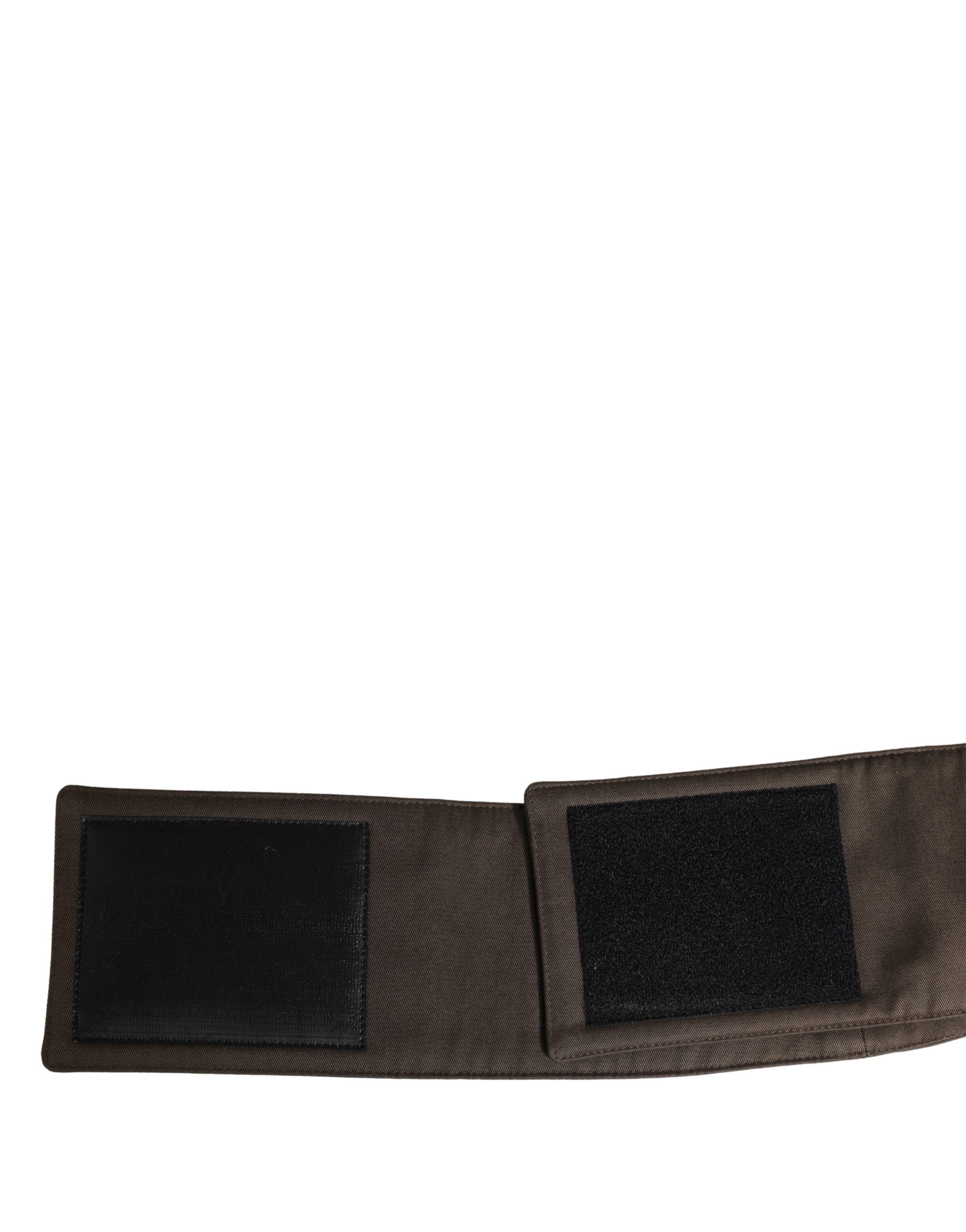 Dolce & Gabbana Brown Viscose Wide Belt Waist Cummerband Men - Image 5