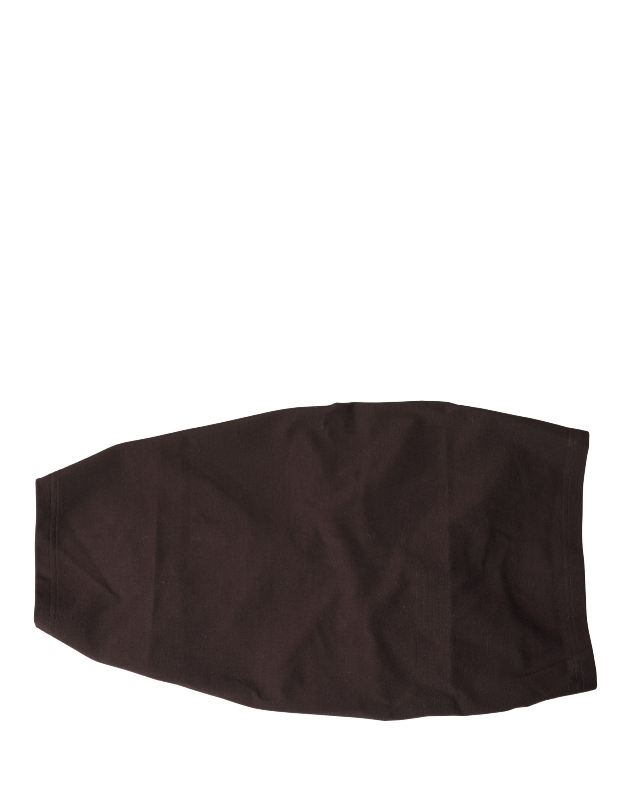 Dolce & Gabbana Brown Viscose Wide Belt Waist Cummerband Men - Image 2