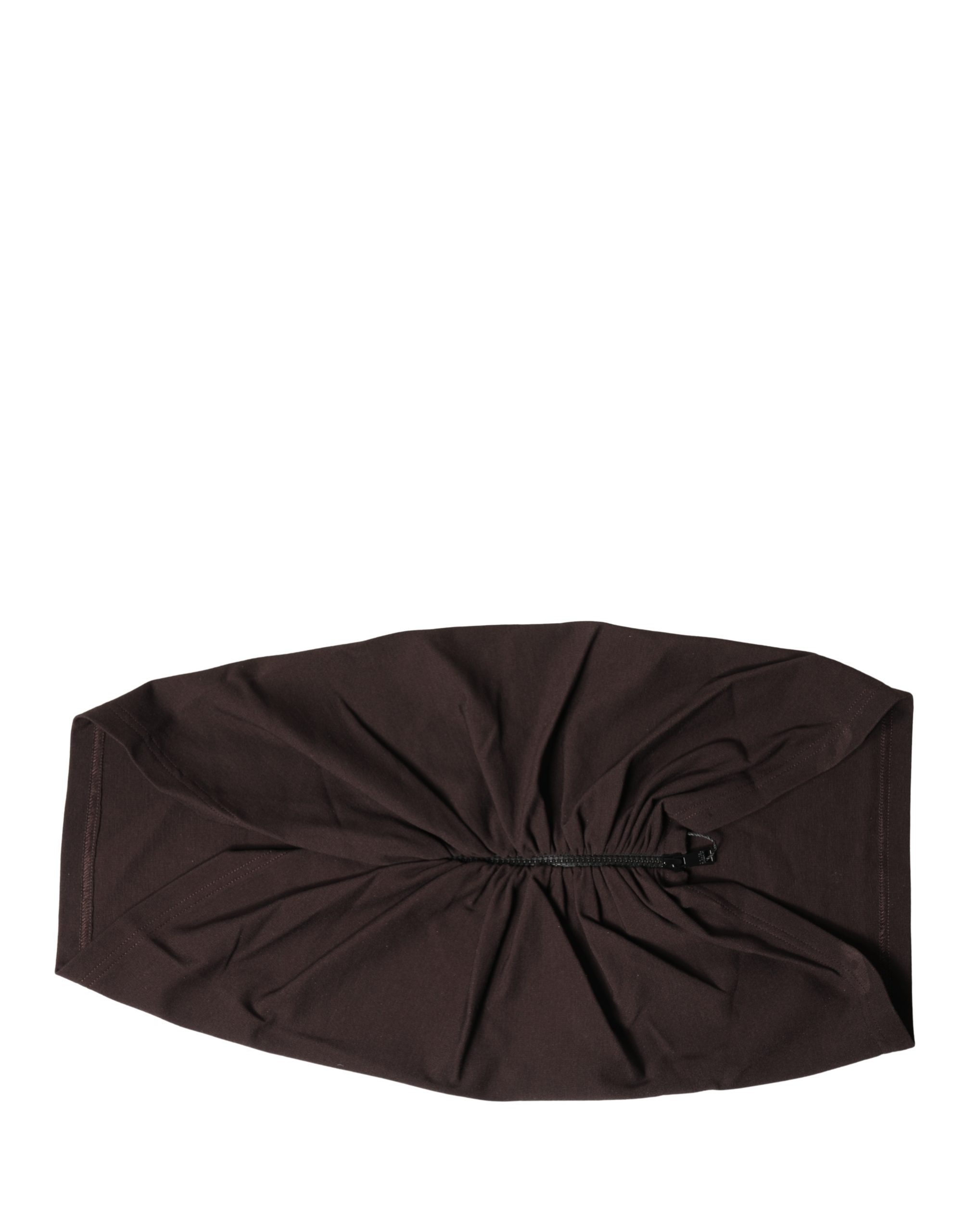 Dolce & Gabbana Brown Viscose Wide Belt Waist Cummerband Men - Image 3