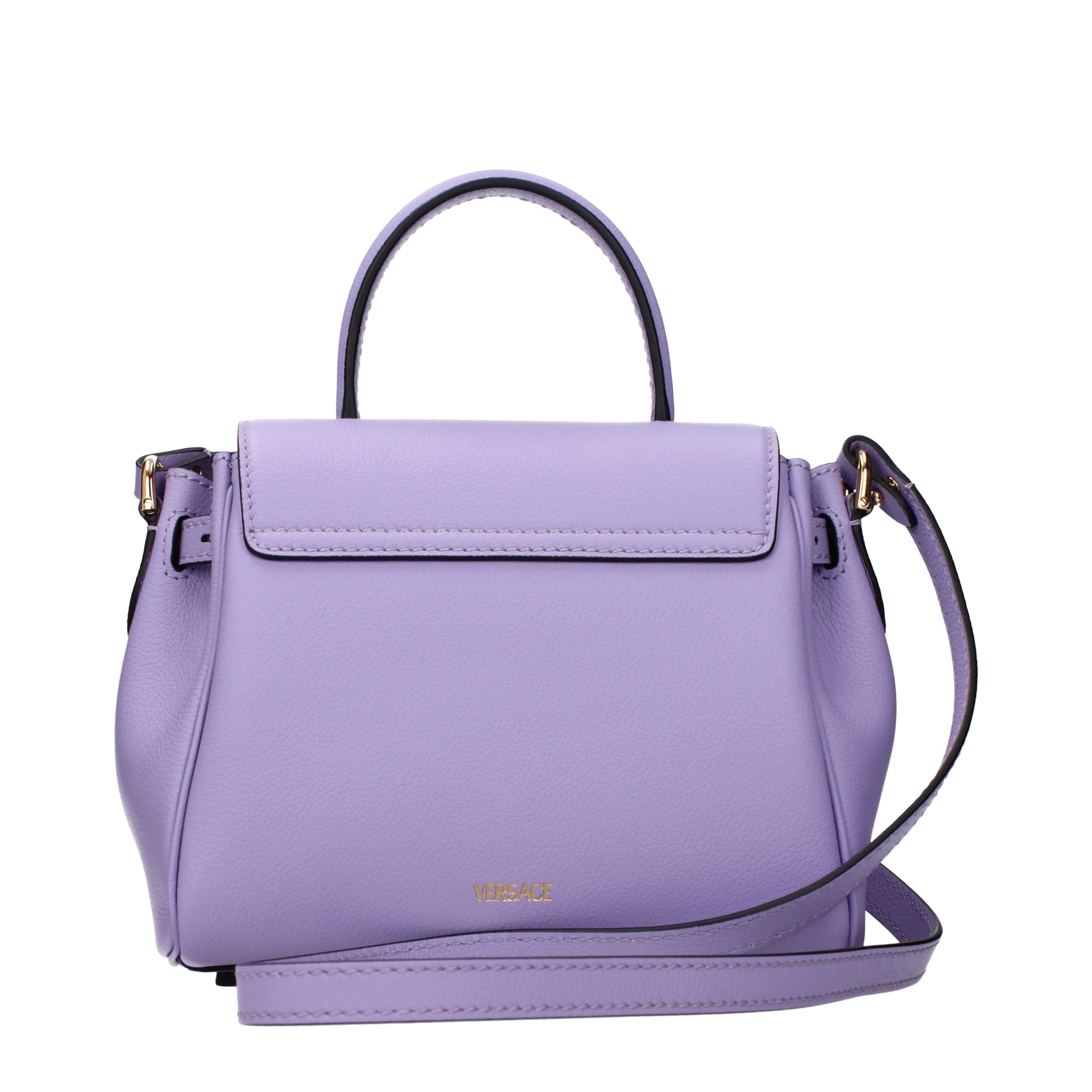 Versace Pink Leather Handbag - Image 4