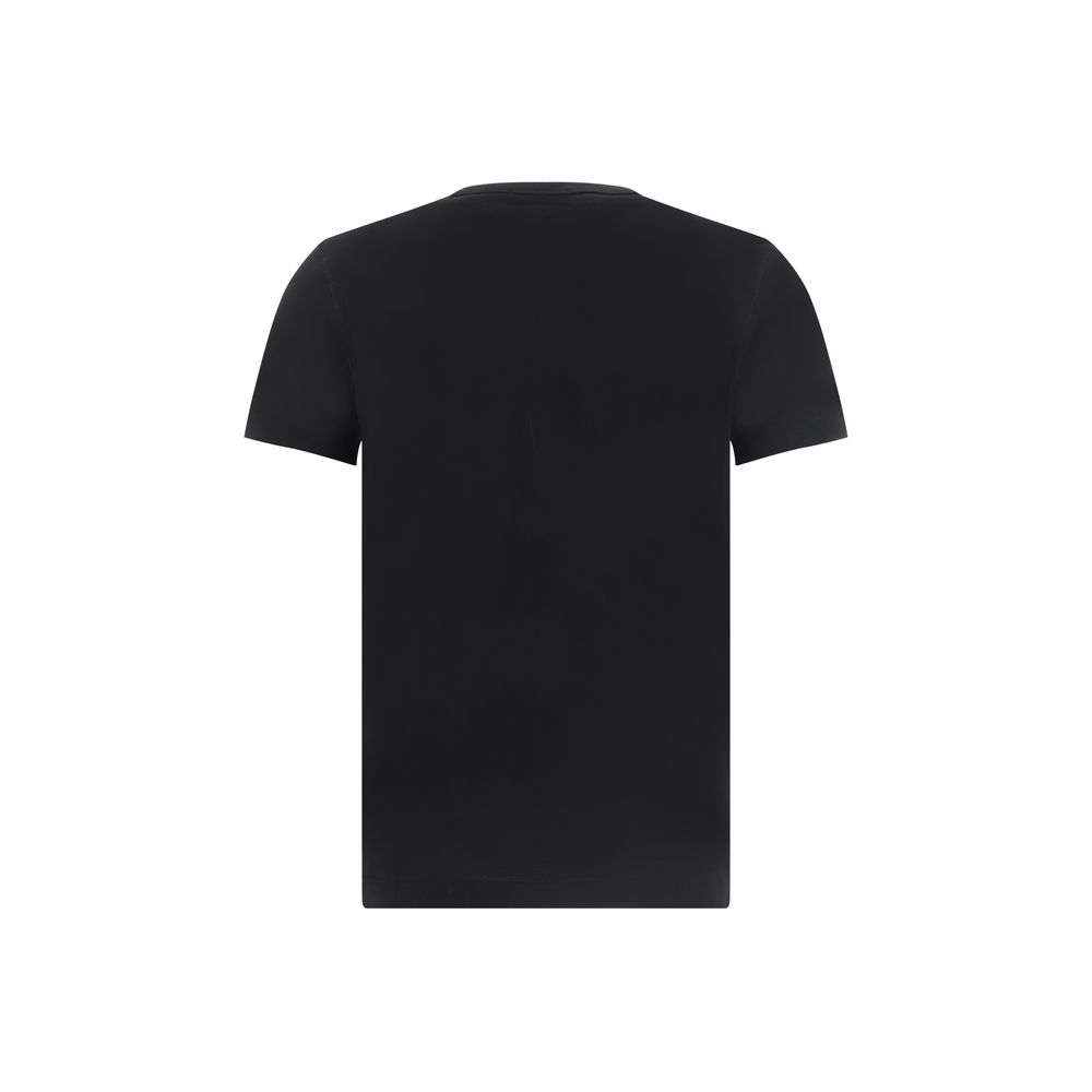 Dolce & Gabbana Black Cotton T-Shirt - Image 2