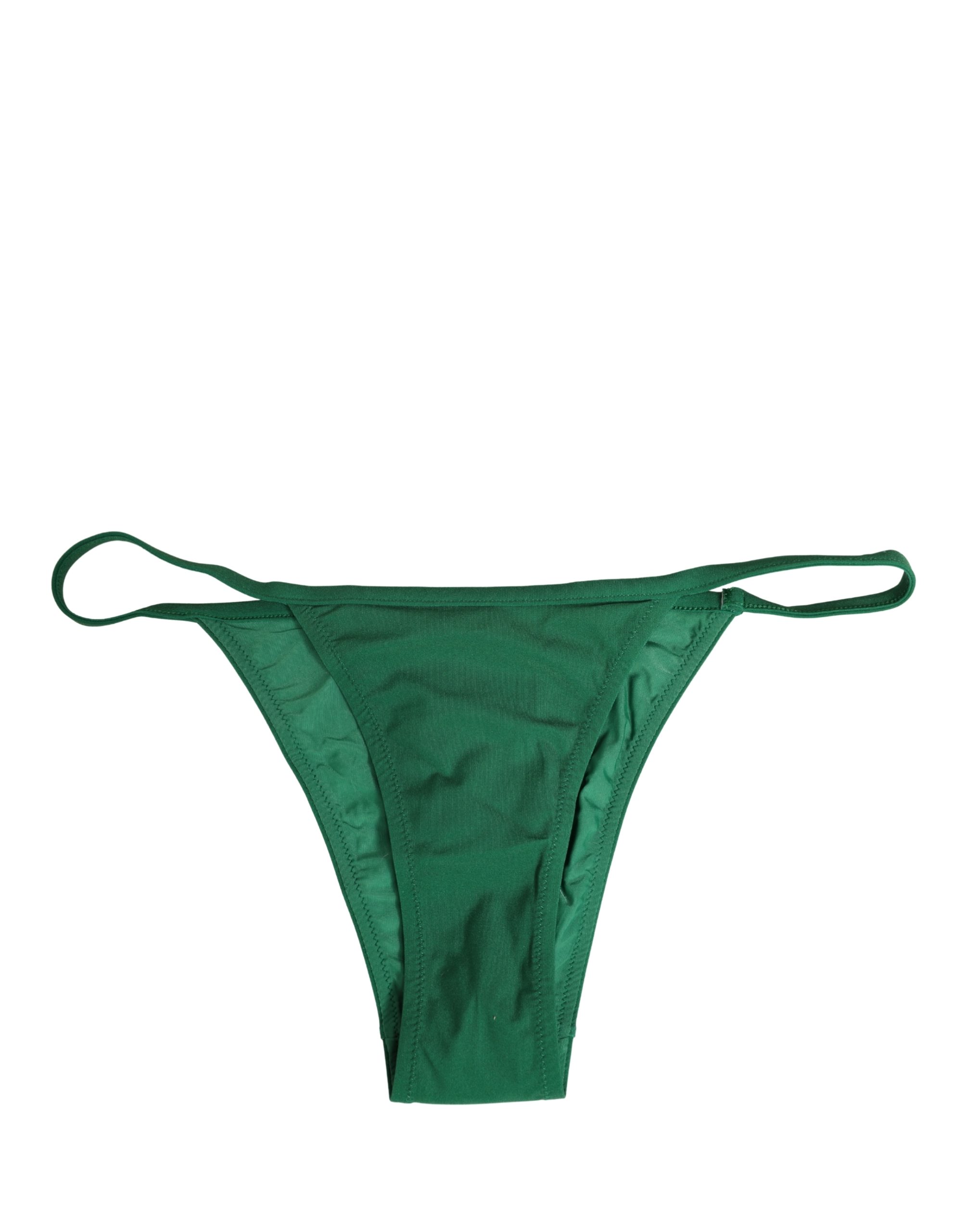 Dolce & Gabbana Green Nylon Bottom Beachwear Bikini Swimwear - Image 2