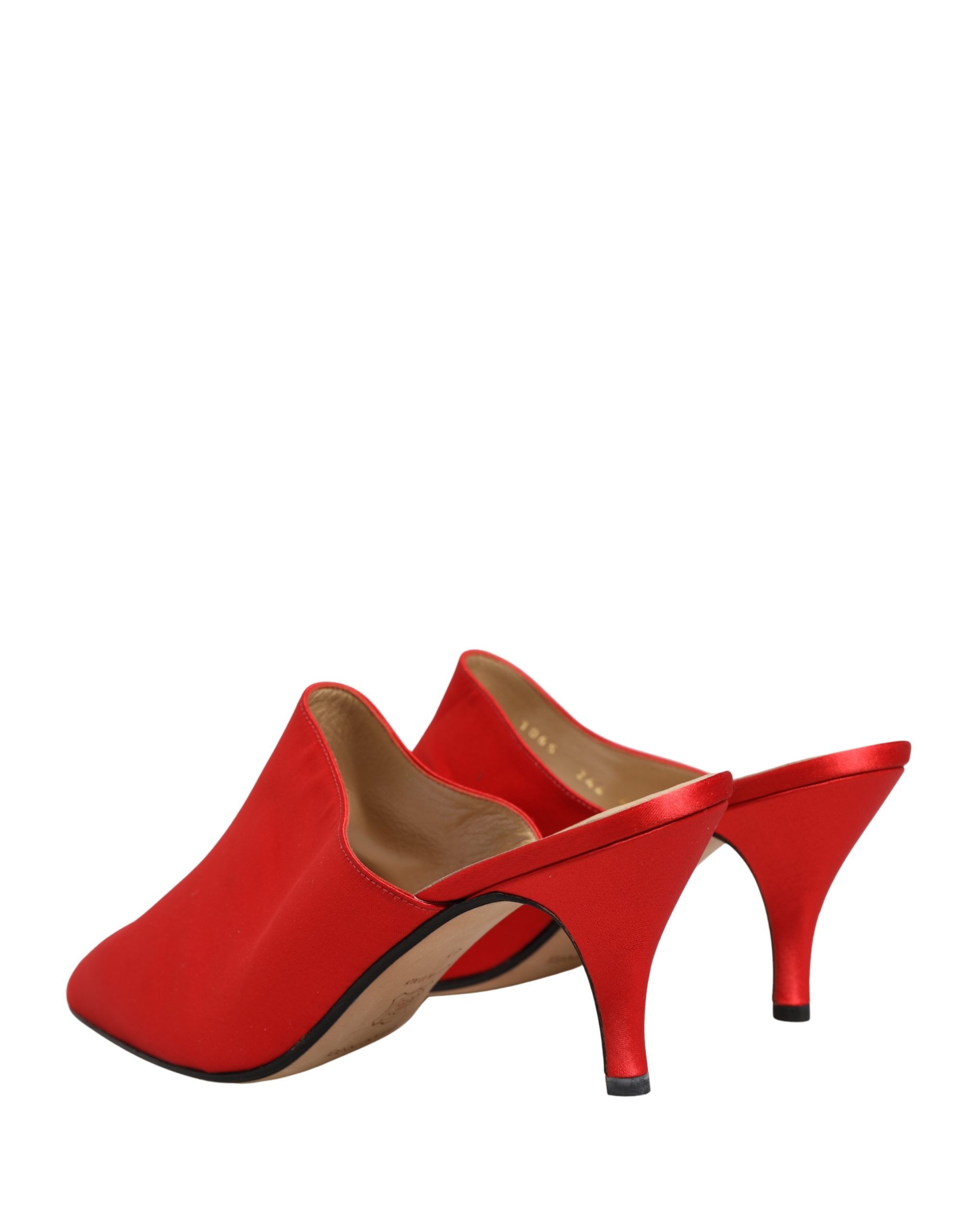 Dolce & Gabbana Red Suede Heel Mule Shoes - Image 6