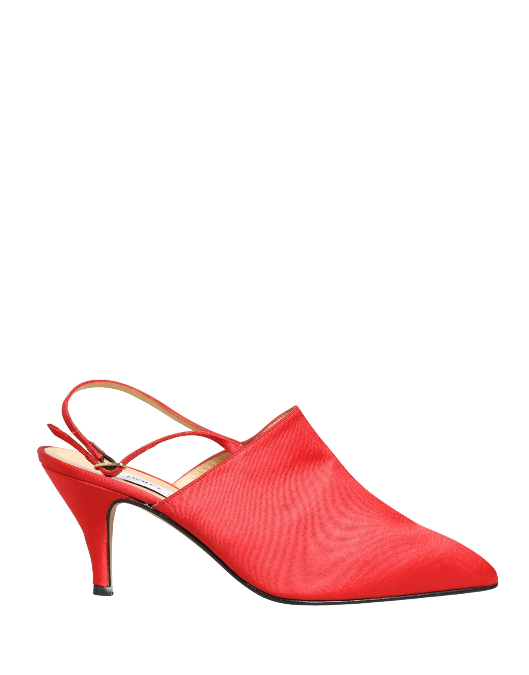 Dolce & Gabbana Red Suede Heel Slingback Shoes - Image 2