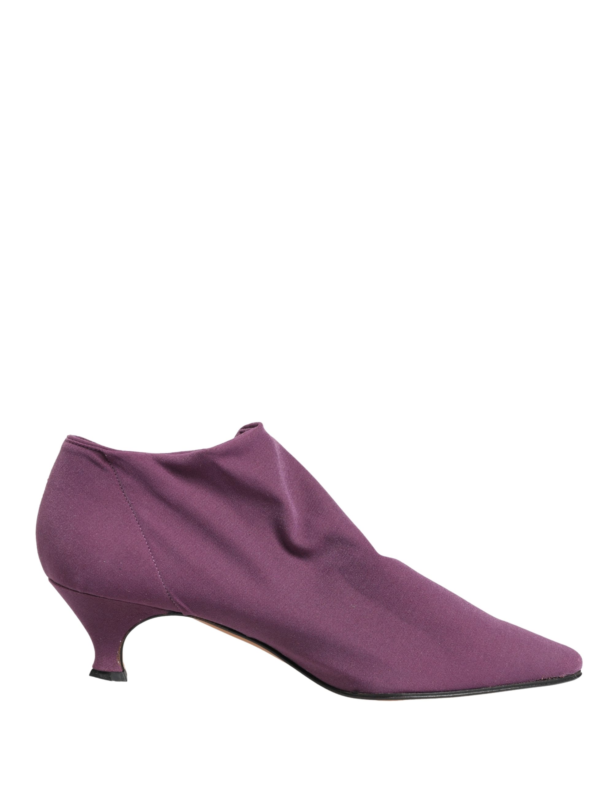 Dolce & Gabbana Shoes Purple Suede Ankle Boots Shoes - Image 2
