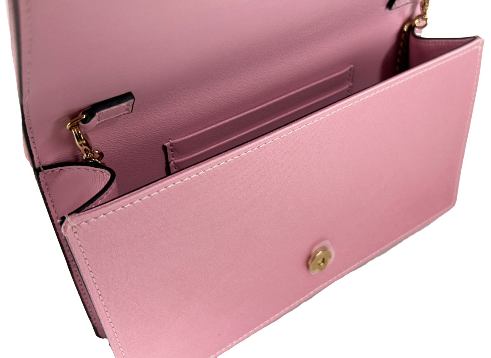 Versace Medusa Crystal Satin Mini Chain Crossbody Bag Purse - Image 4