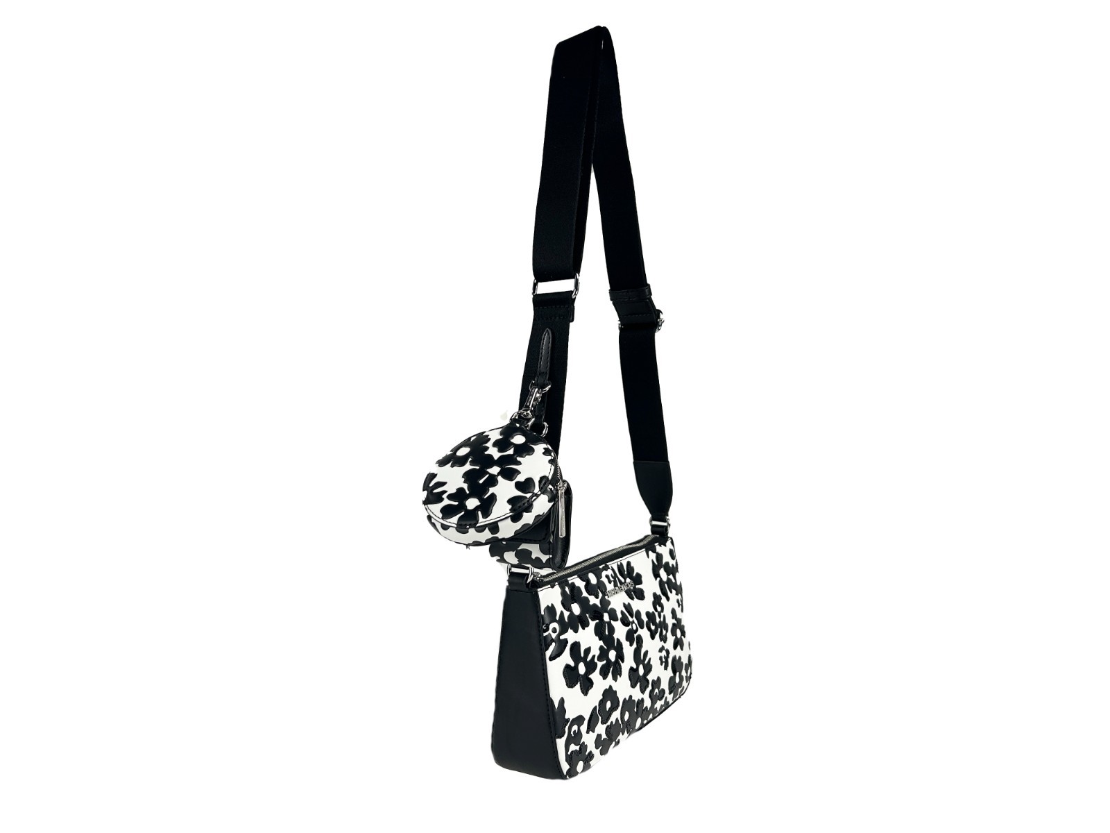 Michael Kors Floral Crossbody Tech Attachment Bag Purse - Image 3