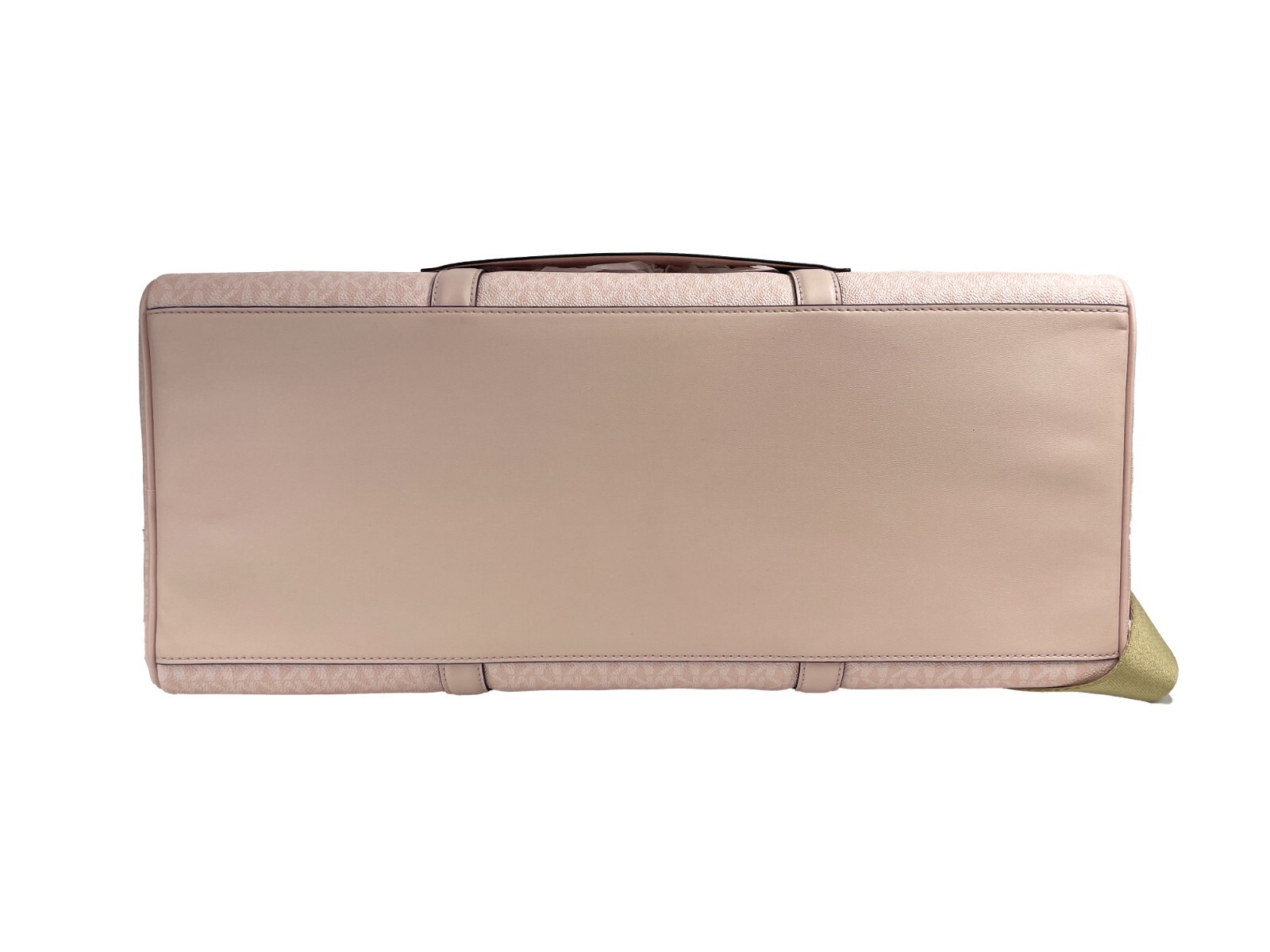 Michael Kors Travel Extra Large Powder Blush PVC Top Zip Weekender Luggage Bag - Image 4