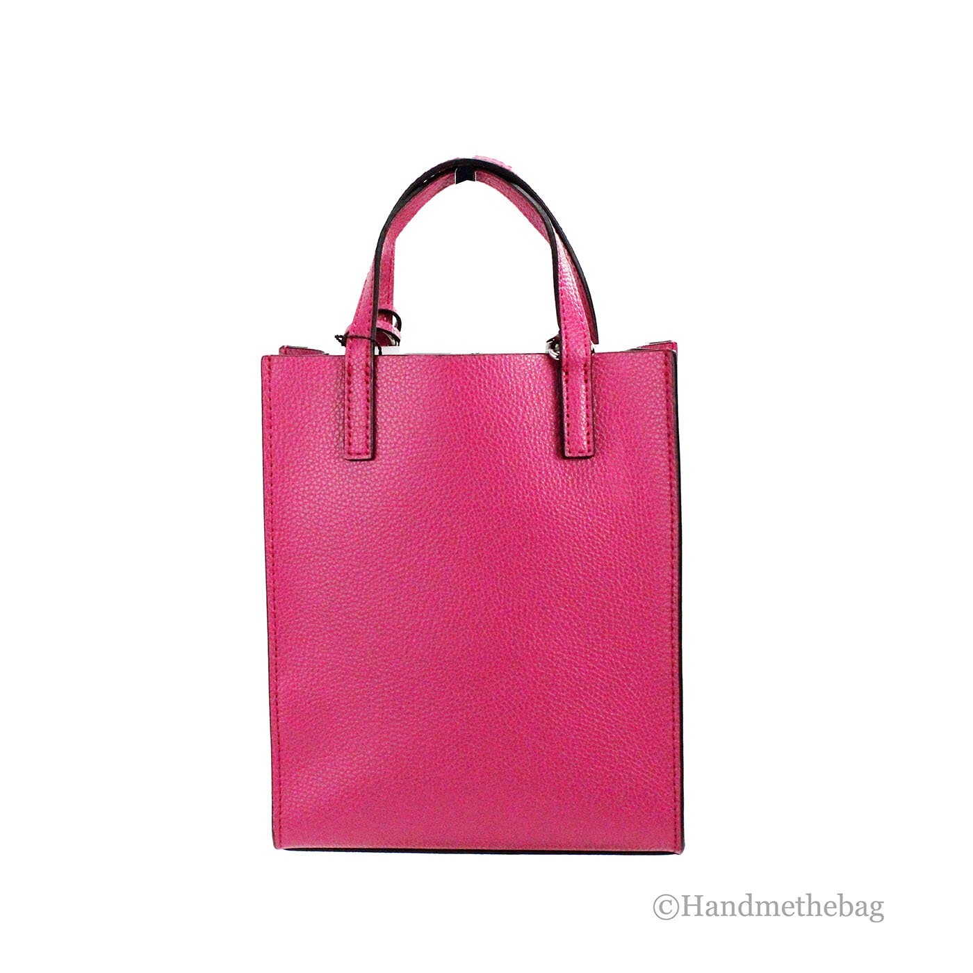 Marc Jacobs Mini Grind Cactus Flower Pebbled Leather Crossbody Tote Bag - Image 3