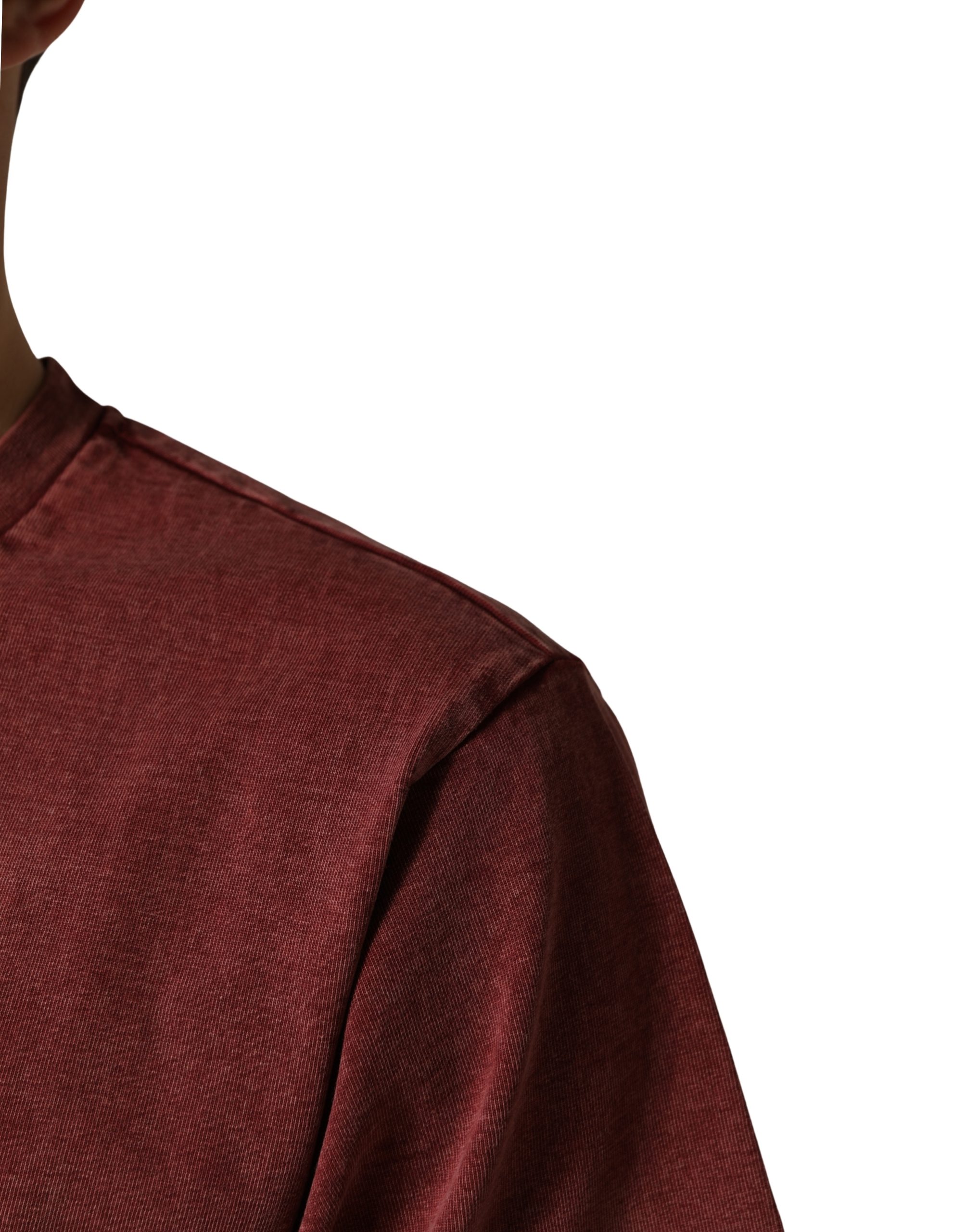Dolce & Gabbana Maroon Print Round Neck Short Sleeve T-shirt - Image 6