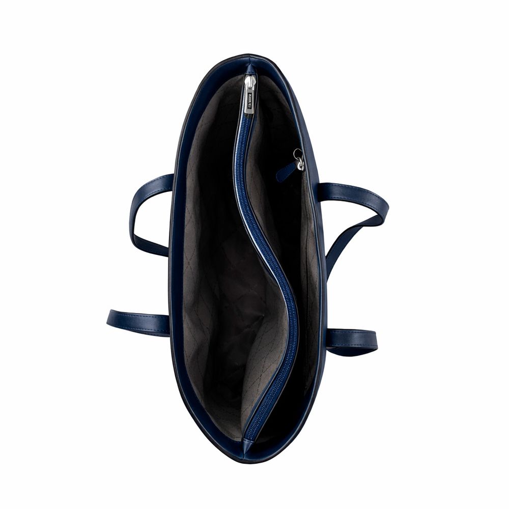 Michael Kors Blue Fur Handbag - Image 3