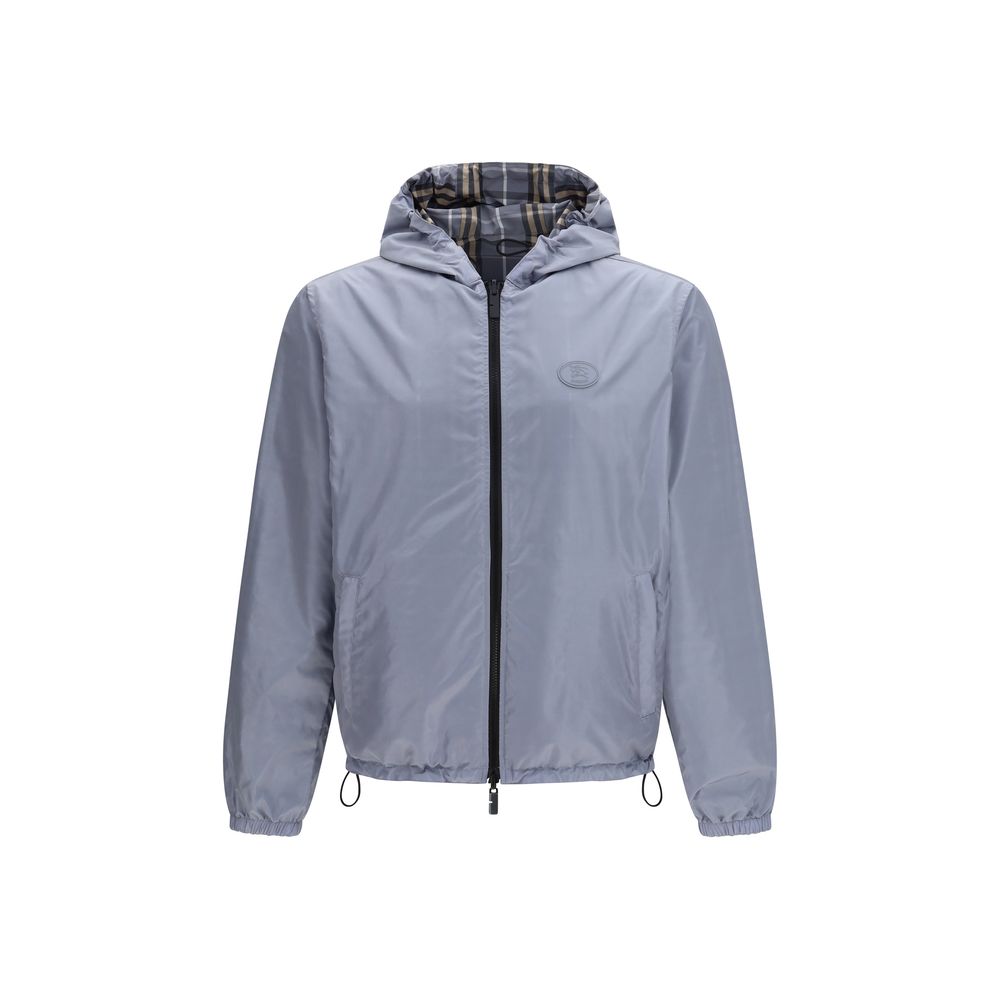 Burberry Blue Polyester Shell Jacket - Image 2