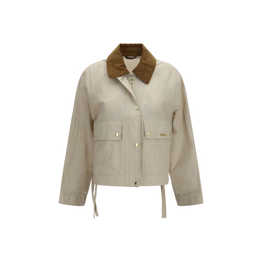 Barbour Beige Cotton Rain Coat