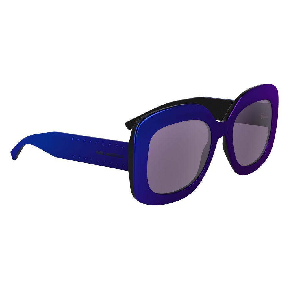 Karl Lagerfeld Purple Injected Sunglasses - Image 3