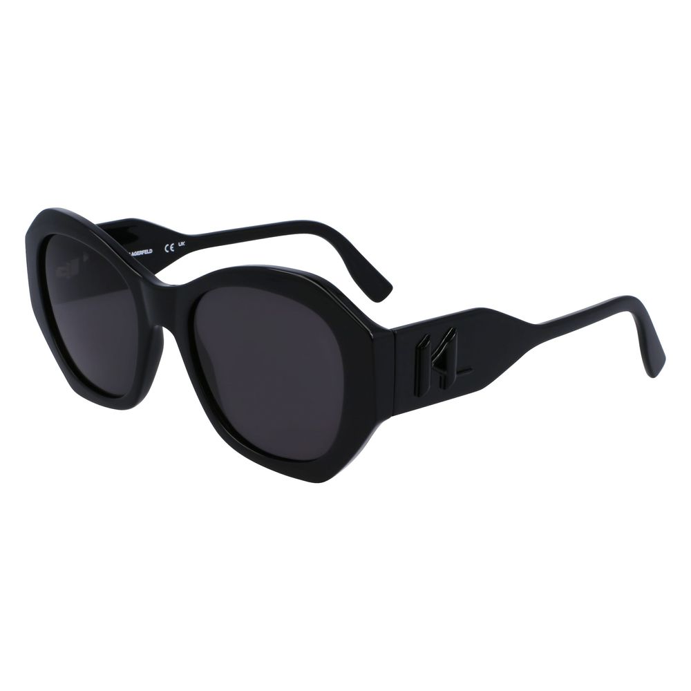 Karl Lagerfeld Black Injected Sunglasses