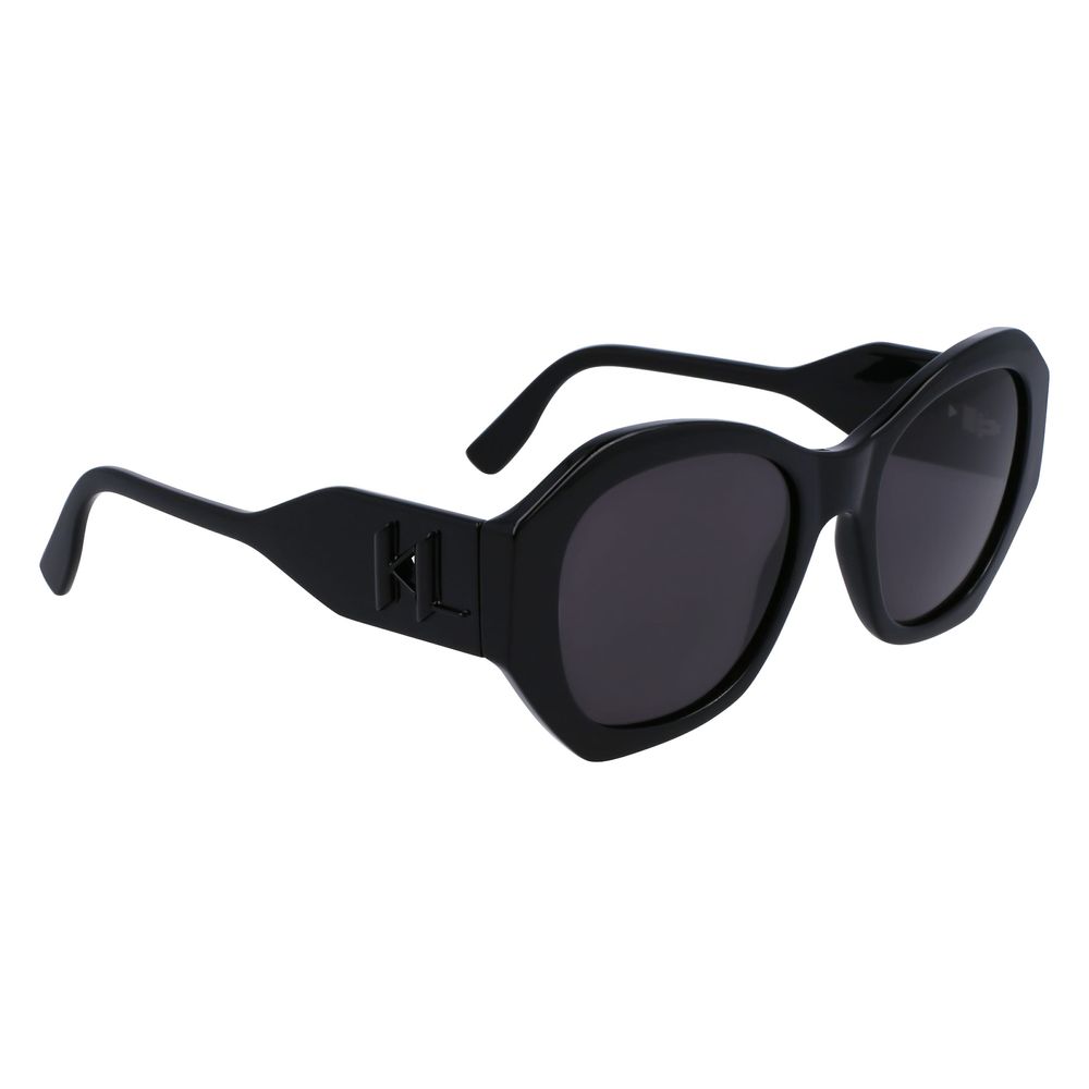 Karl Lagerfeld Black Injected Sunglasses - Image 3