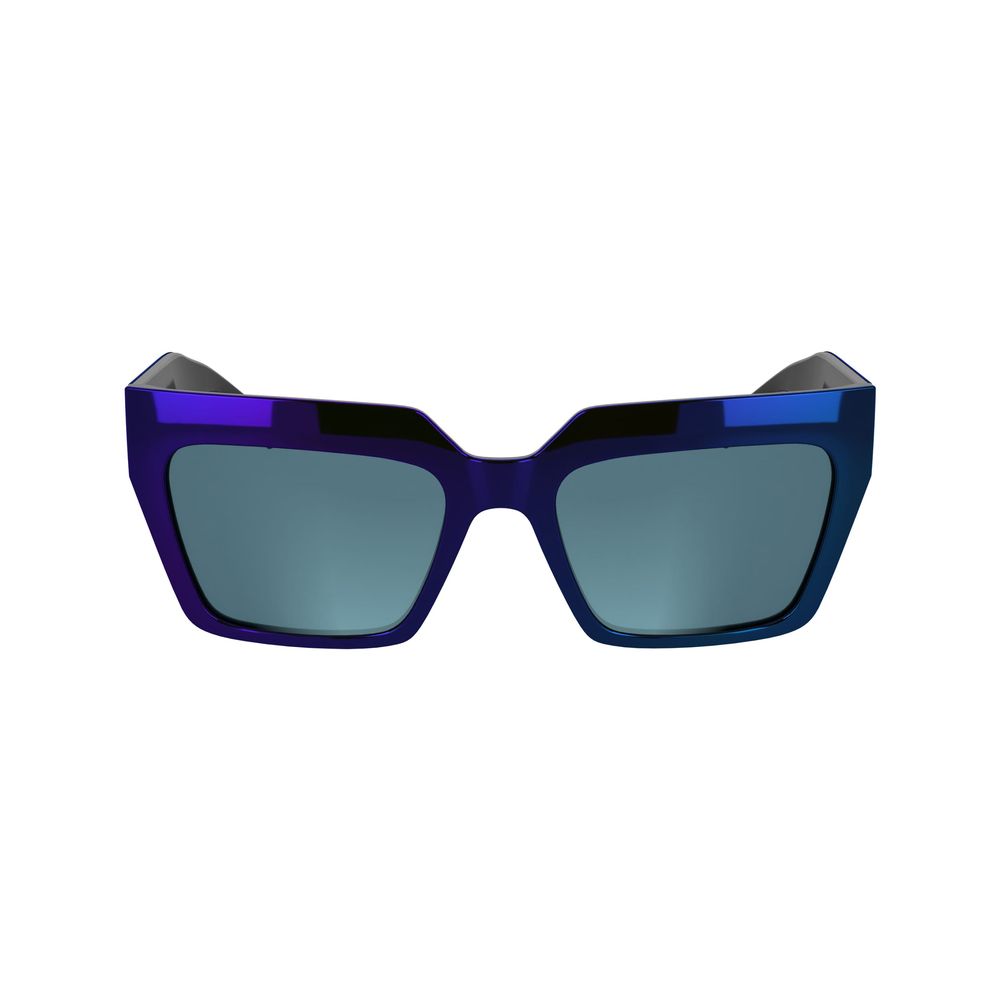 Karl Lagerfeld Blue Injected Sunglasses - Image 2
