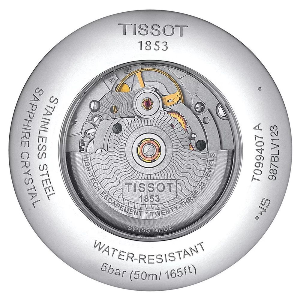 Tissot Gray Stainless Steel Dress Watch - Image 2