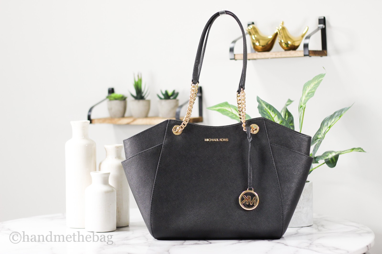 Michael Kors Jet Set Large Chain Shoulder Tote Bag - Image 3