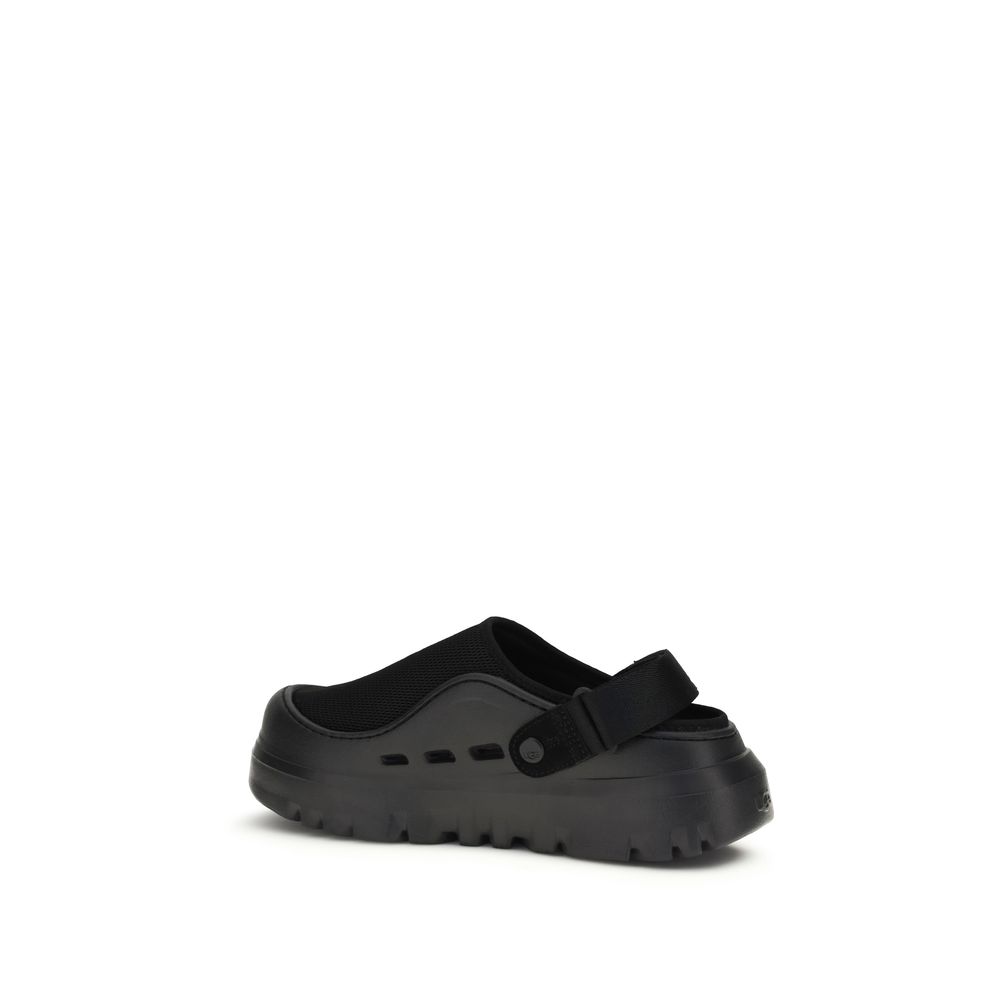 UGG Black Fabric Clogs - Image 3