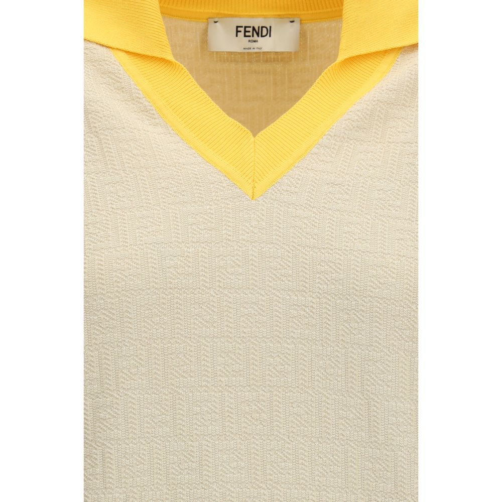 Fendi Beige Cotton Sweatshirt - Image 3