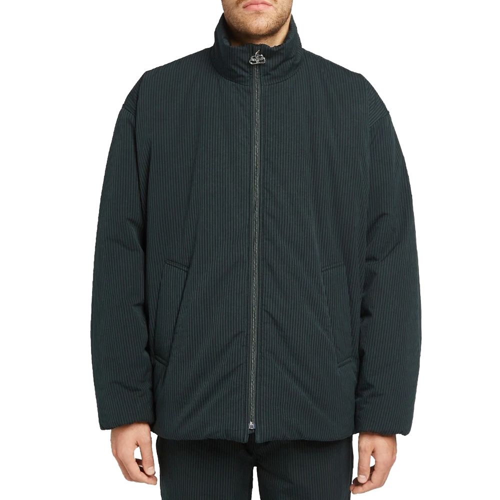 Balenciaga Black Cotton Full-Length Jacket - Image 2