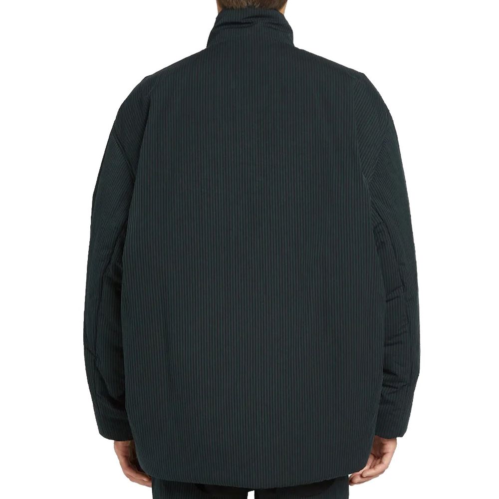 Balenciaga Black Cotton Full-Length Jacket - Image 3