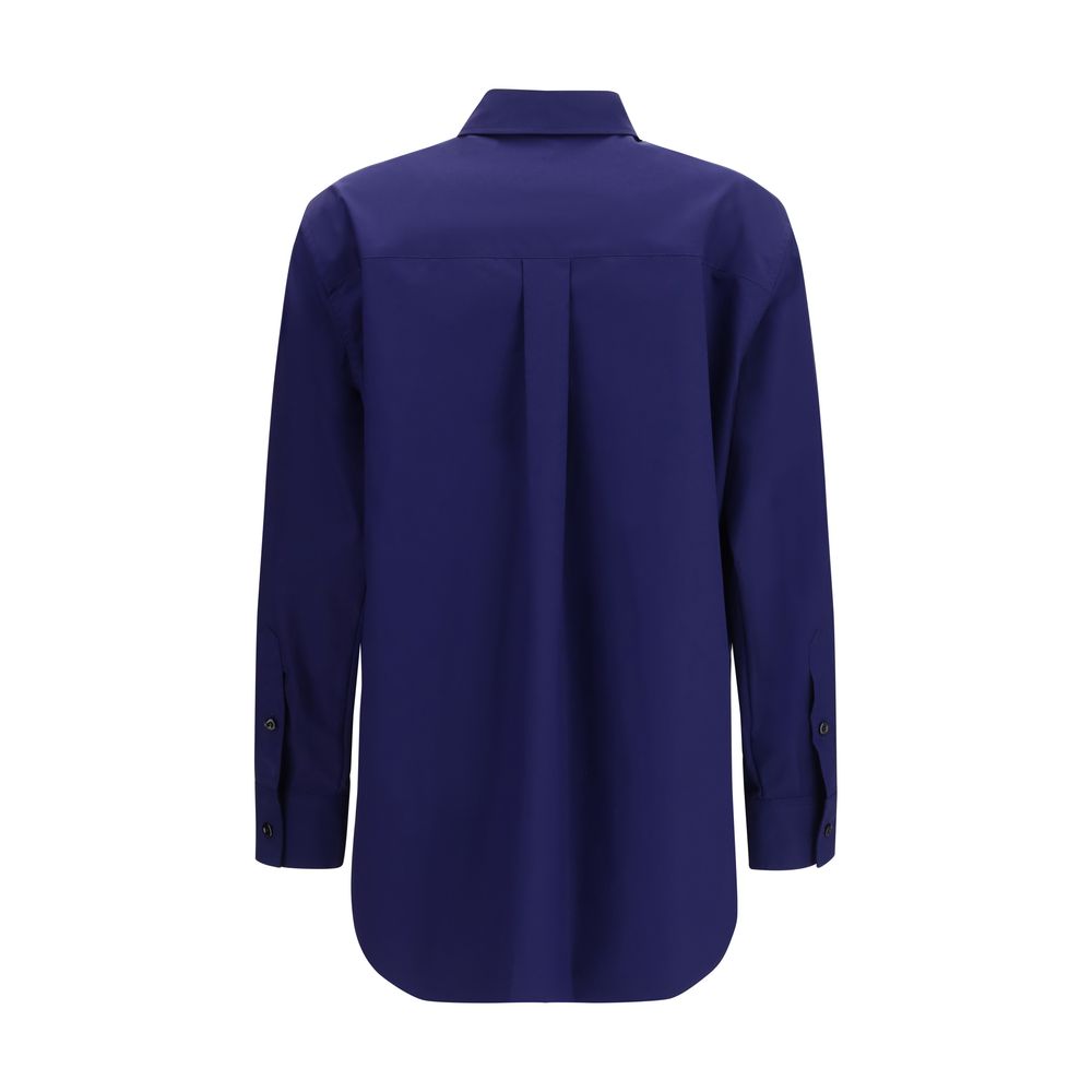 Fendi Blue Cotton Pattern Shirt - Image 2