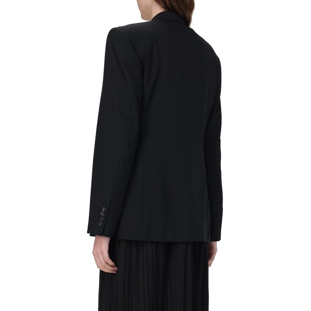 Balenciaga Black Wool Full-Length Jacket - Image 3