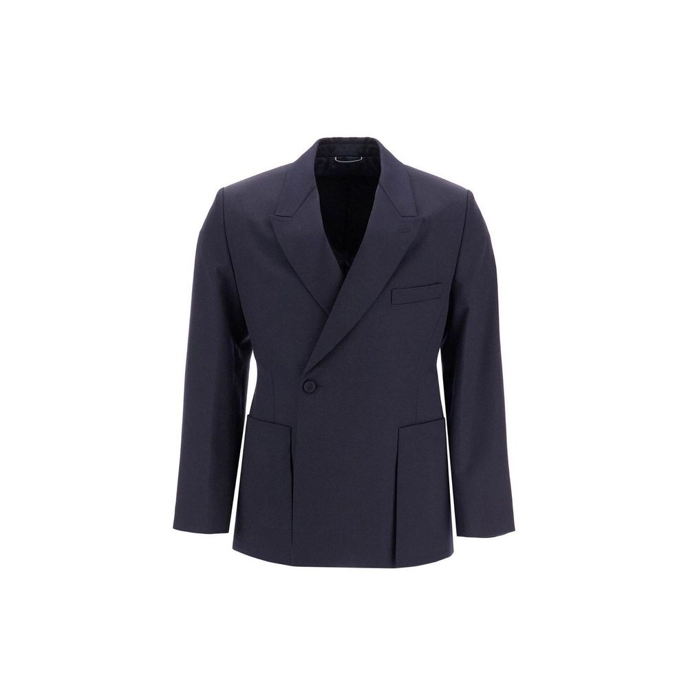 Dior Blue Virgin Wool Blazer