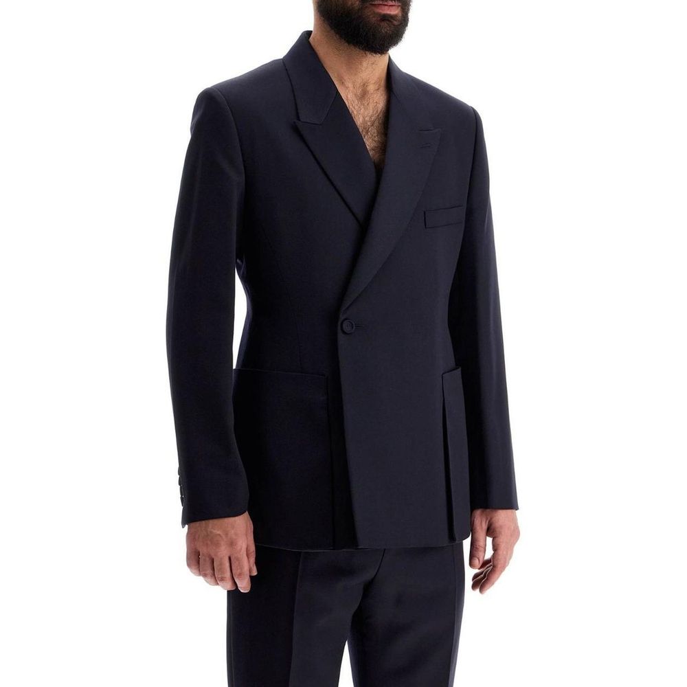 Dior Blue Virgin Wool Blazer - Image 2