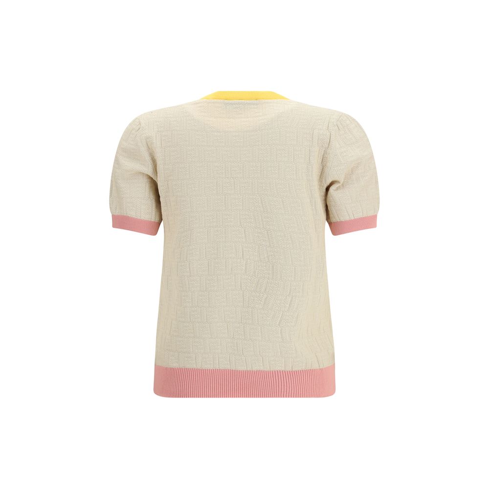 Fendi Beige Cotton Sweatshirt - Image 2