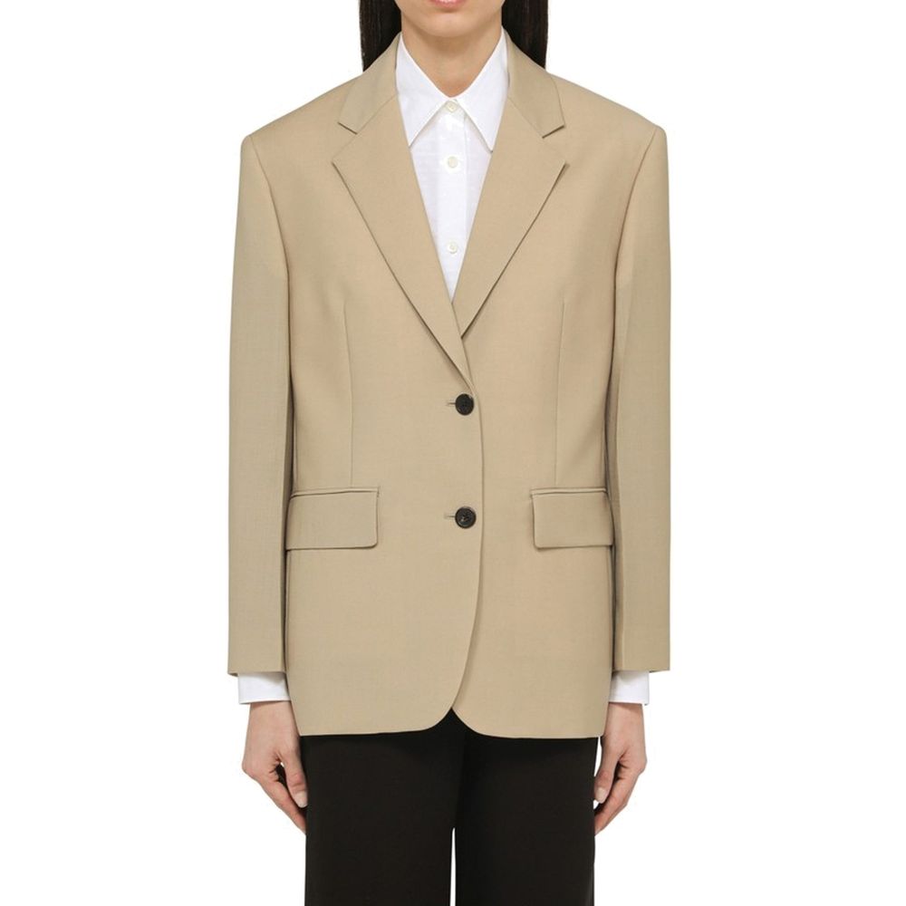 Prada Beige Mohair Blazer - Image 2