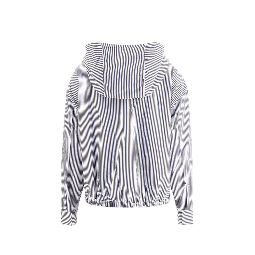Prada Blue Polyamide Shell Jacket - Image 2