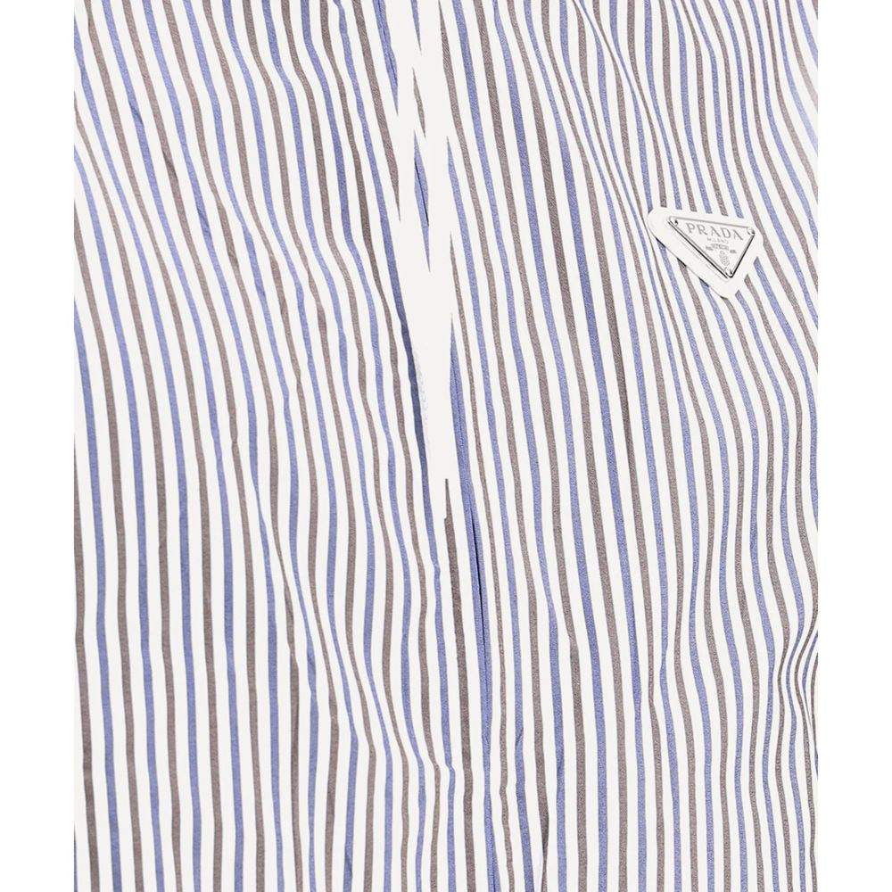 Prada Blue Polyamide Shell Jacket - Image 3